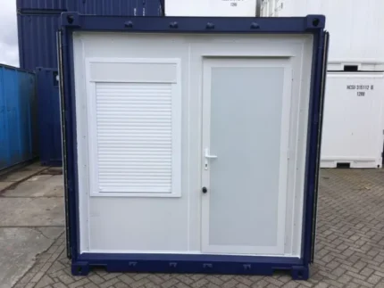 10 ft Accommodation Container – Insulated with Air Vents, Lock Box, and Forklift Pockets - Universal Containers LLC