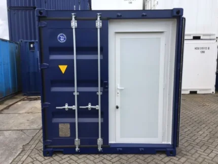 10 ft Accommodation Container – Insulated with Air Vents, Lock Box, and Forklift Pockets - Universal Containers LLC