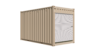 16ft New High Cube Storage Container w/ Roll-Up Door